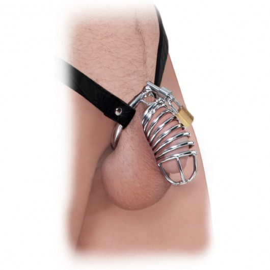 Кольцо верности Extreme Chastity Belt с фиксацией головки - Pipedream - купить с доставкой в Кирове