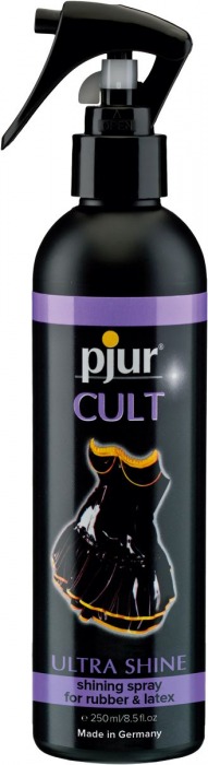 Спрей для ухода за одеждой из латекса pjur CULT Ultra Shine - 250 мл. - Pjur - купить с доставкой в Кирове