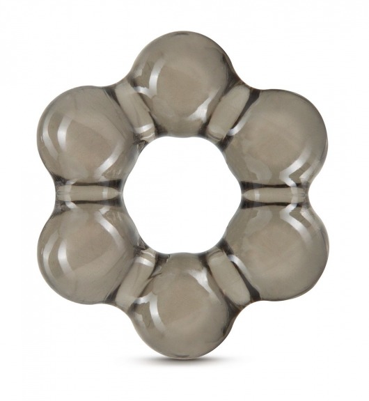 Дымчатое эрекционное кольцо Stay Hard Thick Bead Cock Ring - Blush Novelties - в Кирове купить с доставкой