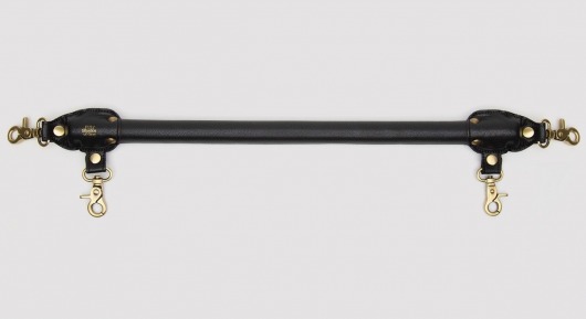 Черная распорка для ног Bound to You Faux Leather Spreader Bar - 50,8 см. - Fifty Shades of Grey - купить с доставкой в Кирове