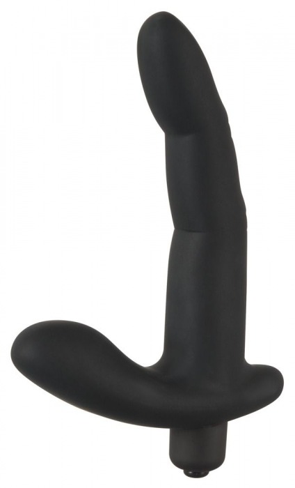 Черный вибромассажер простаты Naughty Finger Prostate Vibe - 13,8 см. - Orion - в Кирове купить с доставкой