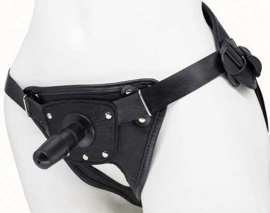 Черный пояс для насадок BEST CLASS STRAP - LOVETOY (А-Полимер) - купить с доставкой в Кирове