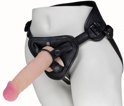 Пояс харнесс BEST UNI strap с 2 сменными насадками - 18,5 и 16 см. - LOVETOY (А-Полимер) - купить с доставкой в Кирове