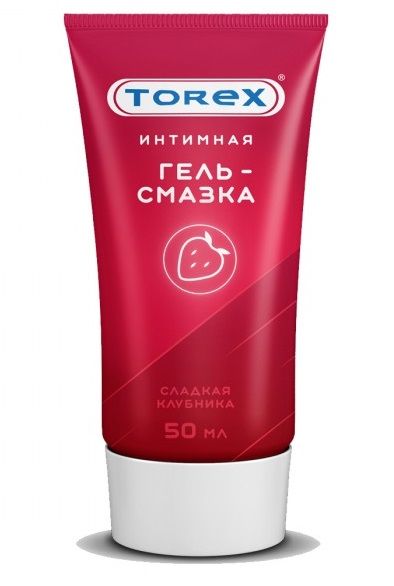 Смазка на водной основе TOREX  Сладкая клубника  - 50 мл. - Torex - купить с доставкой в Кирове