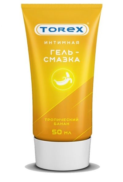 Смазка на водной основе TOREX  Тропический банан  - 50 мл. - Torex - купить с доставкой в Кирове
