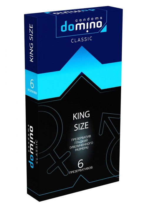 Презервативы увеличенного размера DOMINO Classic King size - 6 шт. - Domino - купить с доставкой в Кирове
