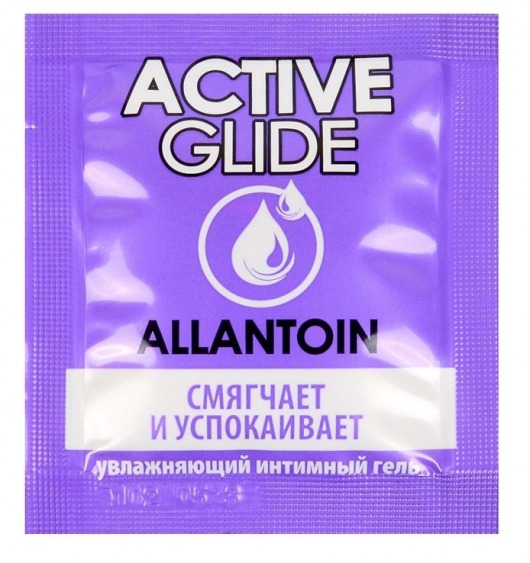 Лубрикант на водной основе Active Glide с аллантоином - 3 гр. - Биоритм - купить с доставкой в Кирове