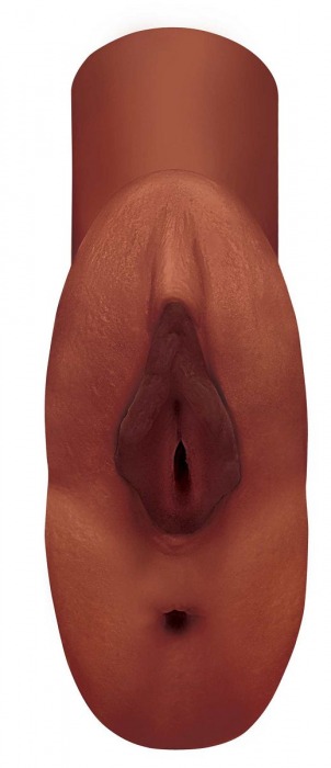 Коричневый мастурбатор Perfect Pussy Double Stroker - Pipedream - в Кирове купить с доставкой
