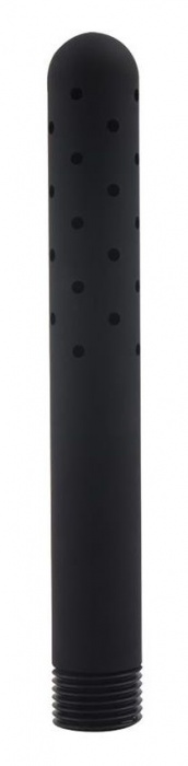 Черная насадка для анального душа ANAL DOUCHE - 15 см. - Dream Toys - купить с доставкой в Кирове