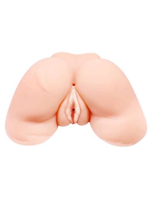 Телесная вибровагина Julie с 2 рабочими отверстиями - Baile - в Кирове купить с доставкой