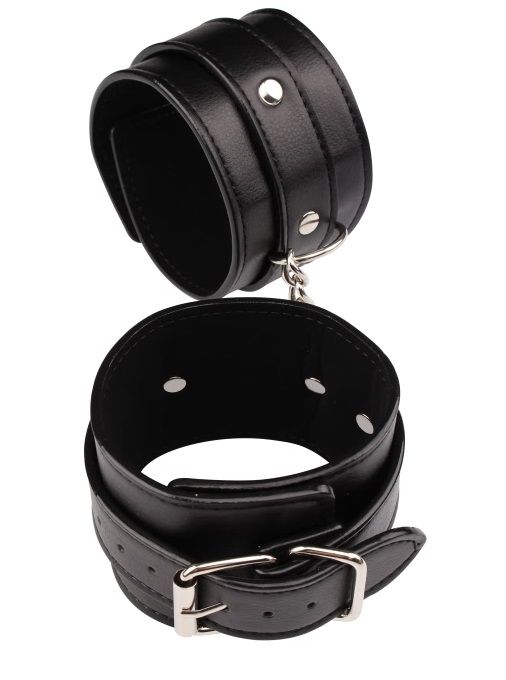 Черные оковы Classic Ankle Cuffs - Chisa - купить с доставкой в Кирове