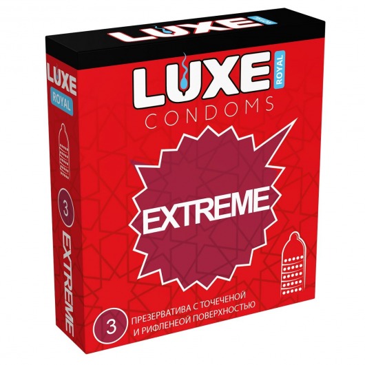 Текстурированные презервативы LUXE Royal Extreme - 3 шт. - Luxe - купить с доставкой в Кирове