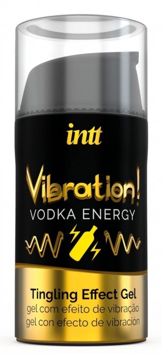 Жидкий интимный гель с эффектом вибрации Vibration! Vodka Energy - 15 мл. - INTT - купить с доставкой в Кирове