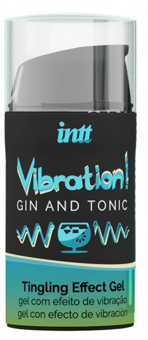 Жидкий интимный гель с эффектом вибрации Vibration! Gin   Tonic - 15 мл. - INTT - купить с доставкой в Кирове