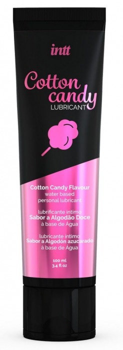 Интимный гель на водной основе Cotton Candy Lubricant - 100 мл. - INTT - купить с доставкой в Кирове