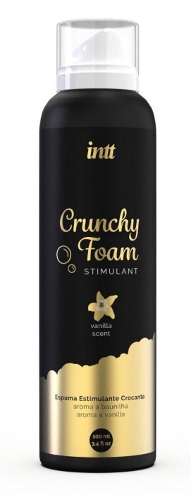 Пенка для массажа Crunchy Foam Stimulant Vanilla - 100 мл. - INTT - купить с доставкой в Кирове