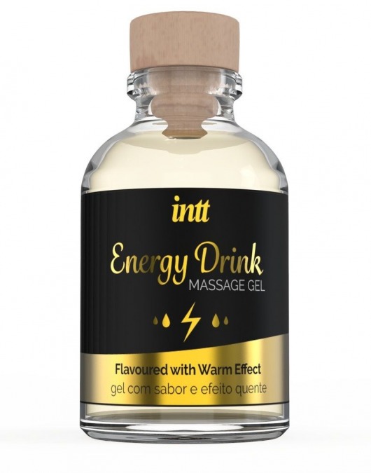 Массажный гель с согревающим эффектом Energy Drink - 30 мл. - INTT - купить с доставкой в Кирове