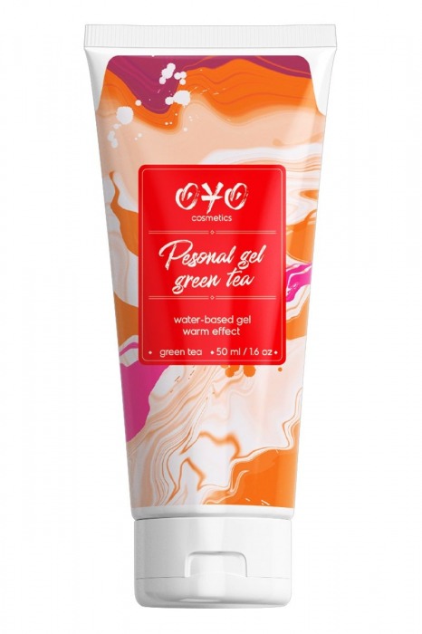 Интимная смазка на водной основе с согревающим эффектом OYO Personal Gel Green Tea - 50 мл. - OYO - купить с доставкой в Кирове