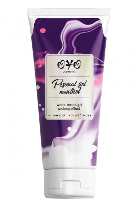 Интимная смазка на водной основе с пролонгирующим эффектом OYO Personal Gel Menthol - 50 мл. - OYO - купить с доставкой в Кирове