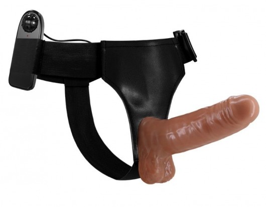 Страпон на трусиках с вибрацией Ultra Passionate Harness - 16 см. - Baile - купить с доставкой в Кирове