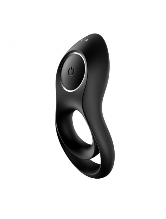 Черное эрекционное виброкольцо Legendary Duo - Satisfyer - в Кирове купить с доставкой