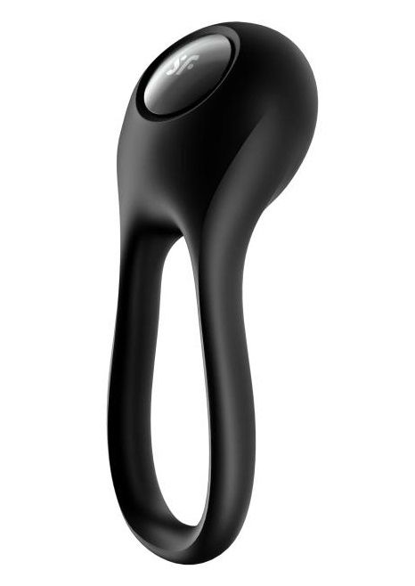 Черное эрекционное виброкольцо Majestic Duo - Satisfyer - в Кирове купить с доставкой