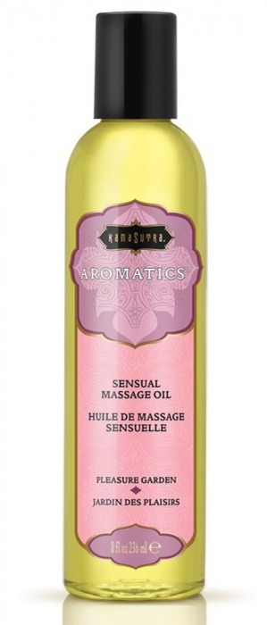 Массажное масло с цветочным ароматом Pleasure Garden - 236 мл. - Kama Sutra - купить с доставкой в Кирове