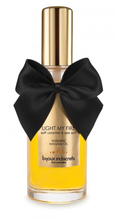 Массажное масло Light My Fire с ароматом карамели - 100 мл. - Bijoux Indiscrets - купить с доставкой в Кирове