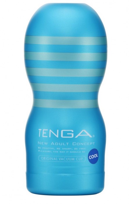 Мастурбатор с охлаждающей смазкой TENGA Original Vacuum Cup Cool - Tenga - в Кирове купить с доставкой
