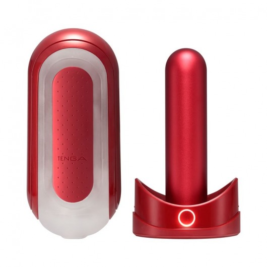 Красный мастурбатор Flip Zero Red   Warmer с подогревом - Tenga - в Кирове купить с доставкой