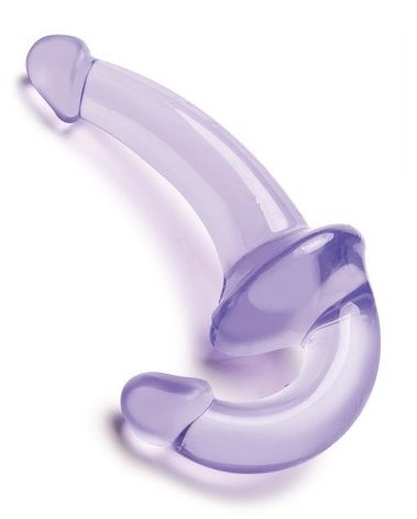 Фиолетовый безремневой страпон Strapless Strap-On - Lux Fetish - купить с доставкой в Кирове