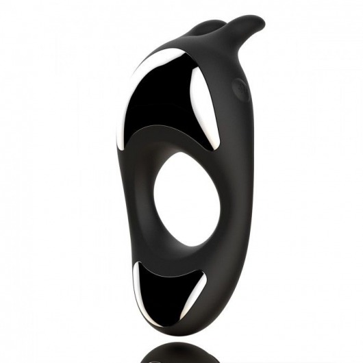 Черное эрекционное кольцо с двумя моторами Zeus Dual Vibe Cock Ring - FeelzToys - в Кирове купить с доставкой