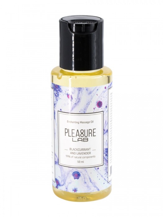 Массажное масло Pleasure Lab Enchanting с ароматом черной смородины и лаванды - 50 мл. - Pleasure Lab - купить с доставкой в Кирове