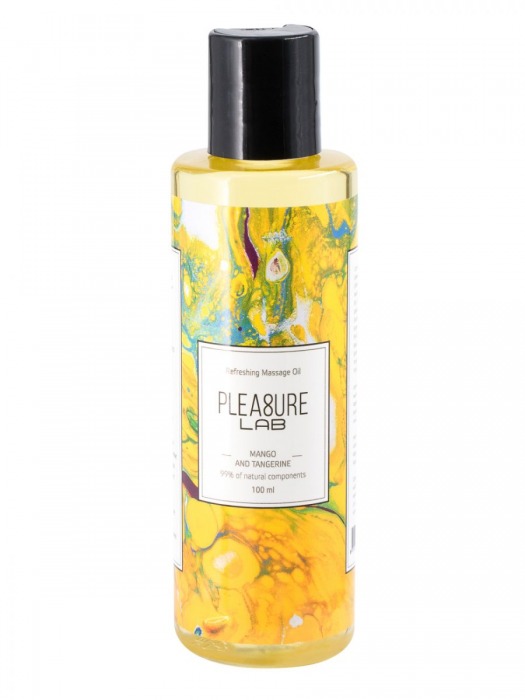 Массажное масло Pleasure Lab Refreshing с ароматом манго и мандарина - 100 мл. - Pleasure Lab - купить с доставкой в Кирове