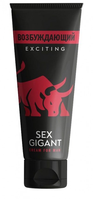 Возбуждающий крем для мужчин Sex Gigant - 80 мл. - Миагра - купить с доставкой в Кирове
