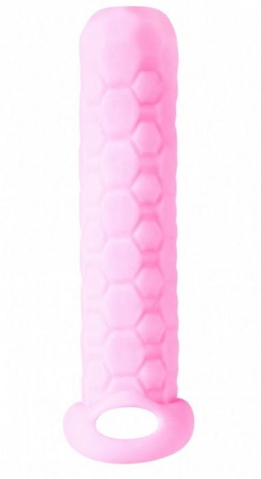 Розовый фаллоудлинитель Homme Long - 13,5 см. - Lola Games - в Кирове купить с доставкой