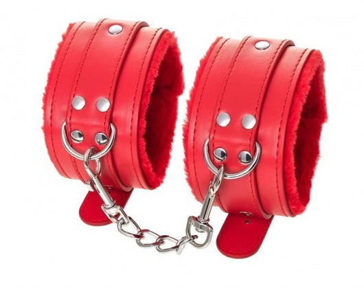 Красные оковы Anonymo из искусственной кожи - ToyFa - купить с доставкой в Кирове