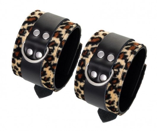 Наручники Anonymo с анималистическим принтом - ToyFa - купить с доставкой в Кирове