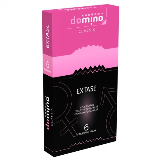 Презервативы с точками и рёбрышками DOMINO Classic Extase - 6 шт. - Domino - купить с доставкой в Кирове