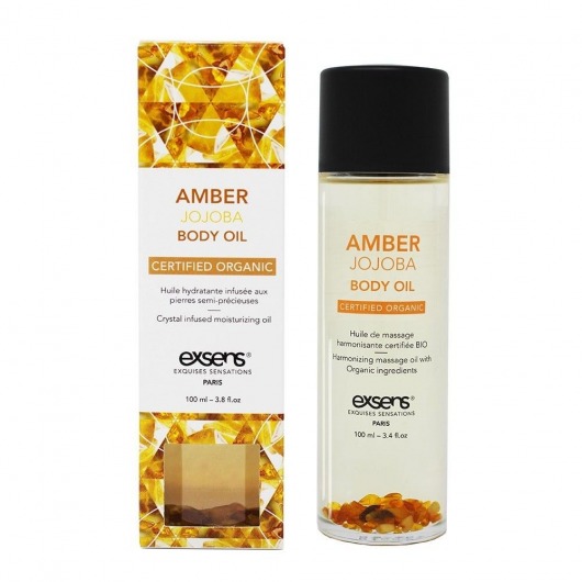 Органическое массажное масло AMBER JOJOBA - 100 мл. - Exsens - купить с доставкой в Кирове