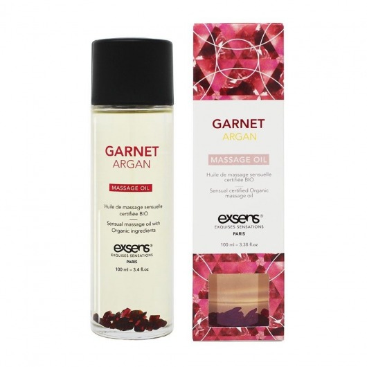 Органическое массажное масло GARNET ARGAN - 100 мл. - Exsens - купить с доставкой в Кирове