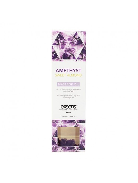 Органическое массажное масло AMETHYST SWEET ALMOND - 100 мл. - Exsens - купить с доставкой в Кирове