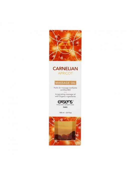Органическое массажное масло CARNELIAN APRICOT - 100 мл. - Exsens - купить с доставкой в Кирове