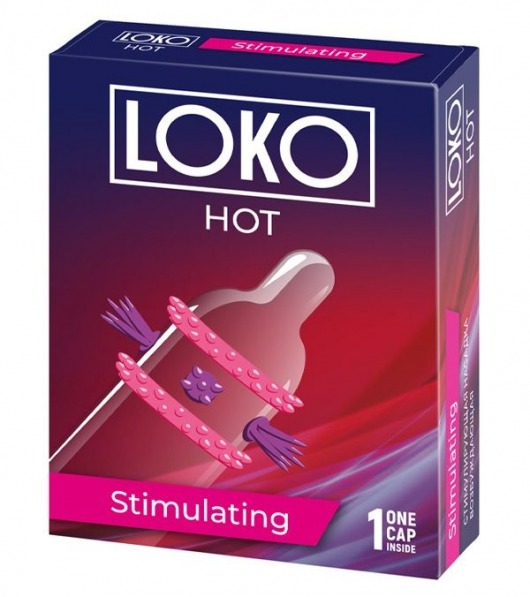 Стимулирующая насадка на пенис LOKO HOT с возбуждающим эффектом - Sitabella - в Кирове купить с доставкой