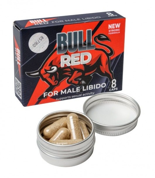 Пищевой концентрат для мужчин BULL RED - 8 капсул - Sitabella - купить с доставкой в Кирове