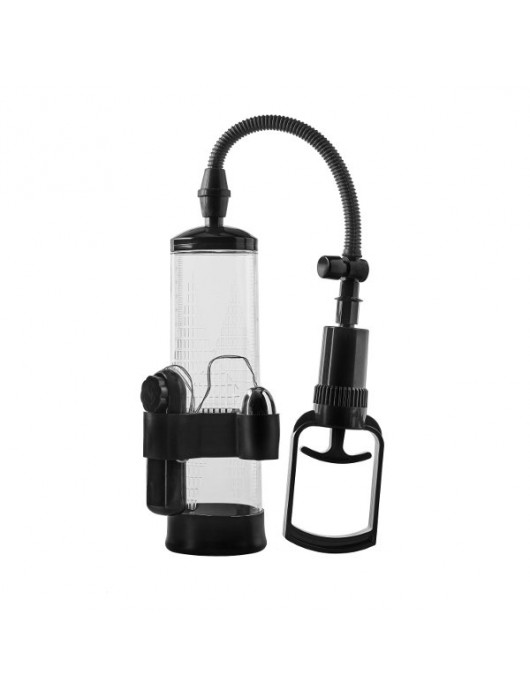 Прозрачная вакуумная помпа с вибрацией Vibrating Penis Pump - Dream Toys - в Кирове купить с доставкой