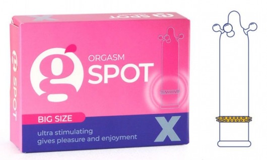 Стимулирующая насадка G-Spot X Big size - Sitabella - купить с доставкой в Кирове