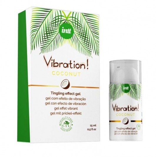 Возбуждающий гель с ароматом кокоса Vibration Coconut - 15 мл. - INTT - купить с доставкой в Кирове