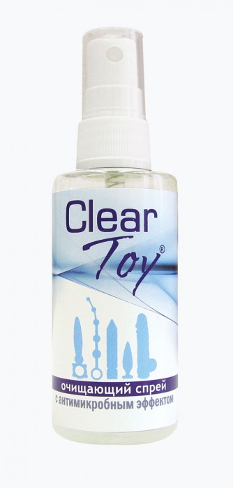 Очищающий спрей Clear Toy с антимикробным эффектом - 100 мл. - Биоритм - купить с доставкой в Кирове