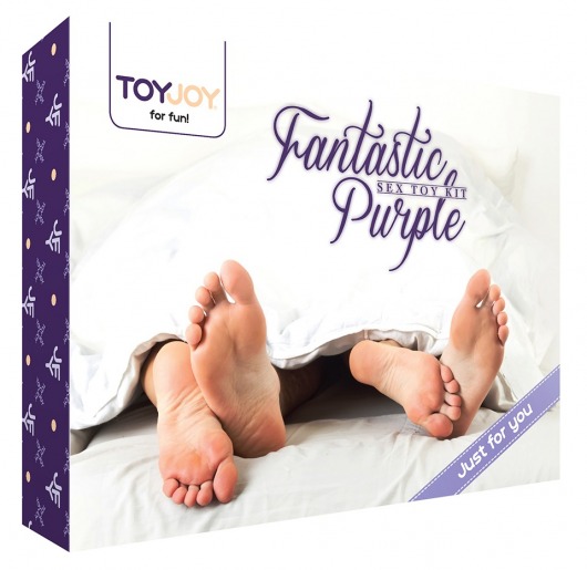 Эротический набор FANTASTIC PURPLE SEX TOY KIT - Toy Joy - купить с доставкой в Кирове